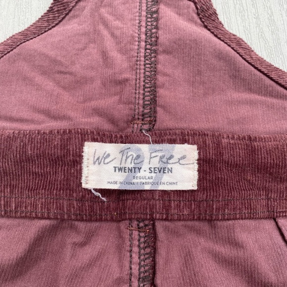 Free People corduroy skinny fit overalls - Picture 7 of 7